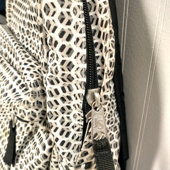 Jansport Super Break White Urban Optical Backpack Unisex Adults - Picture 7 of 7